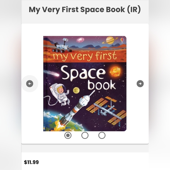 🌸 3/$25 🌸 My Very First Space Book - Picture 2 of 3
